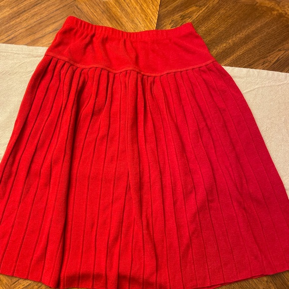 ***LAST CALL*** VINTAGE WOOL BLEND PLEATED SKIRT BY MIRAGE L - Picture 2 of 6